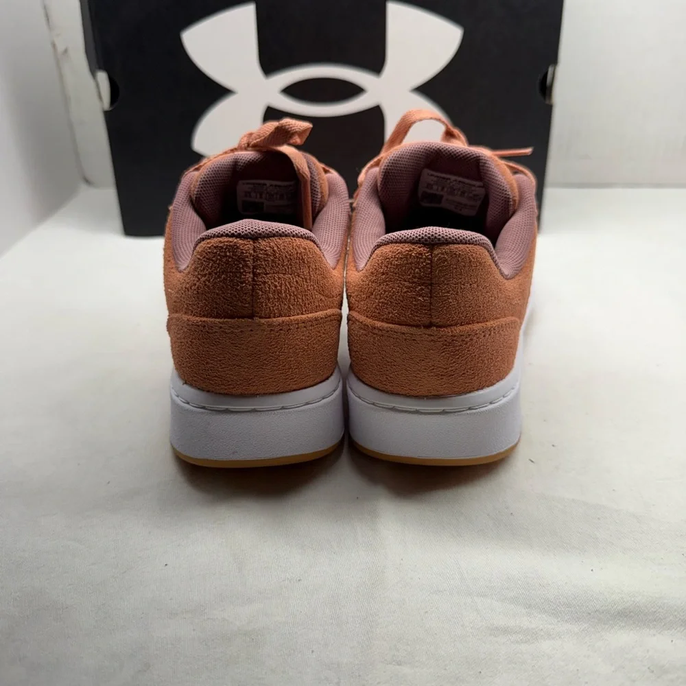 Under Armour Official Suede Women’s Sneakers Size 8.5 Pink/Rose 3028636-600 New